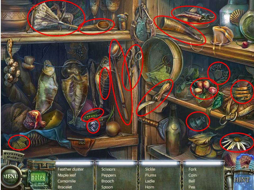 Dining Hidden Object Area