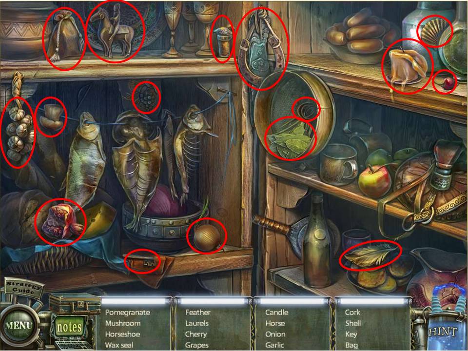 Dining Hidden Object Area