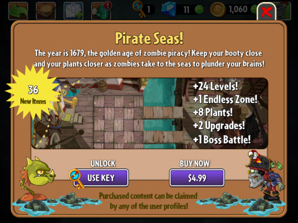 Plants vs Zombies 2 Worlds